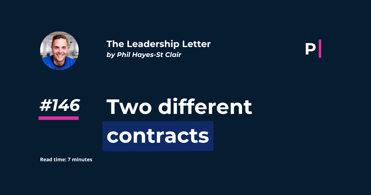 Two different contracts
