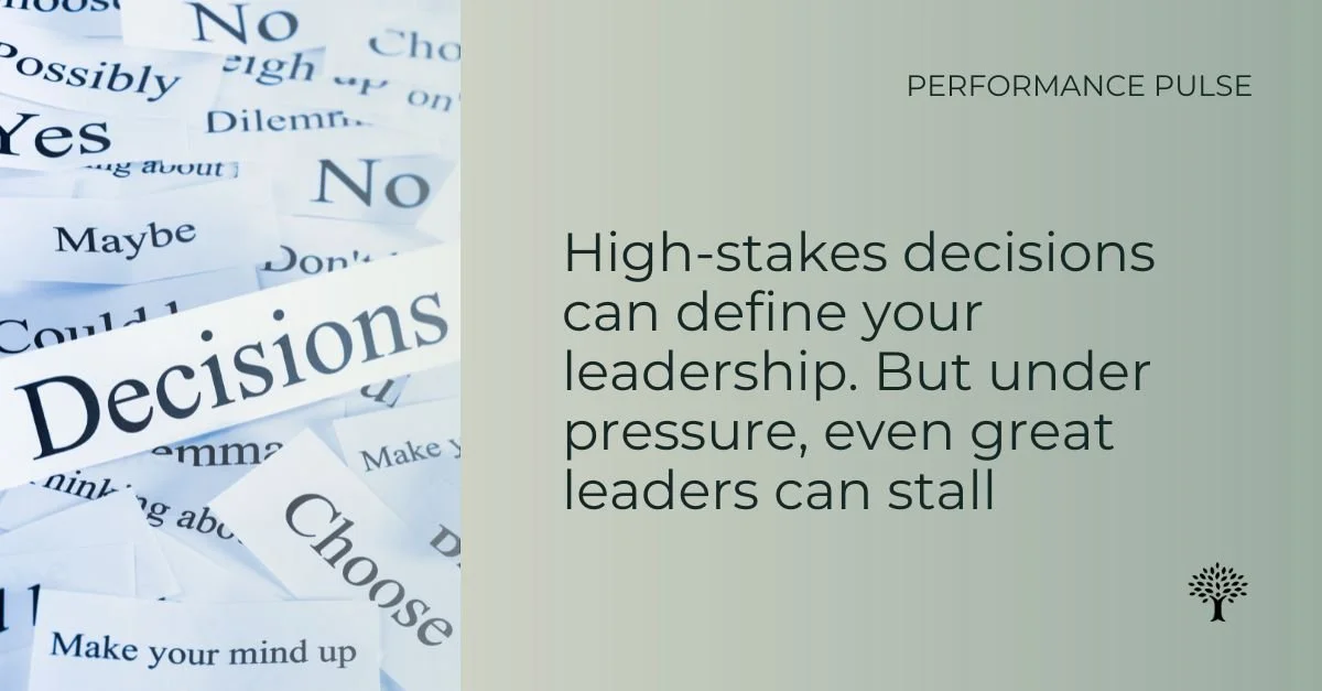 How successful leaders make better decisions under pressure