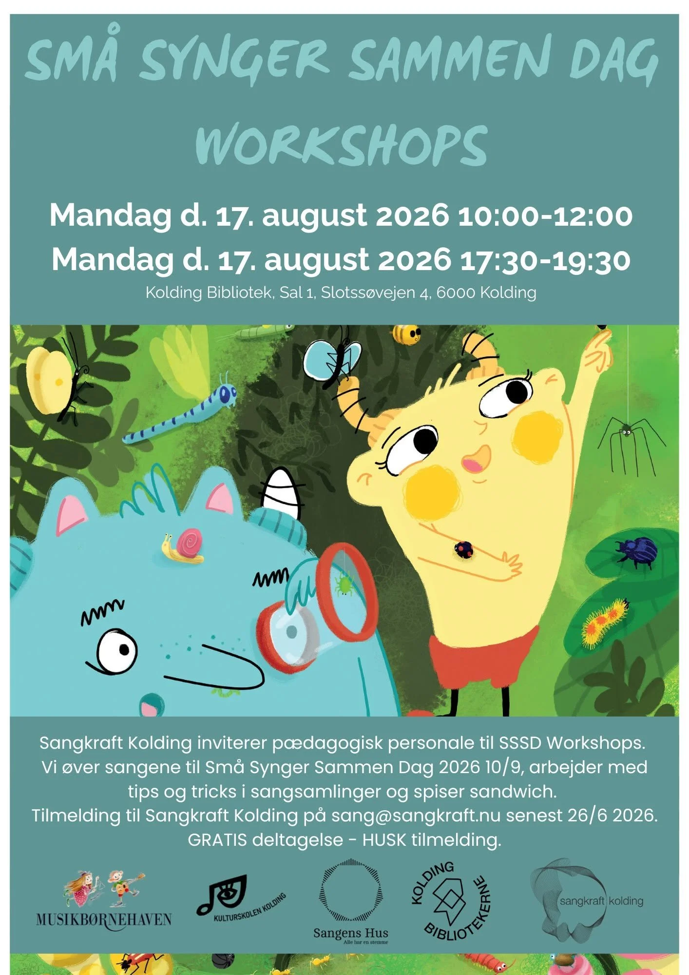Workshops: Små Synger Sammen Dag 2026 