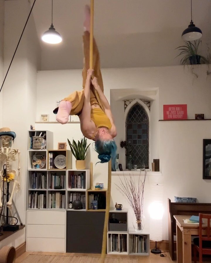 Just your average aerialist in West Wales video dump (October edition)

I'm on a sadbatical (not a typo). Thought i was taking some time off coaching to focus on my creative and performance practice (and i am!) but turns out i'm also unavoidably focu