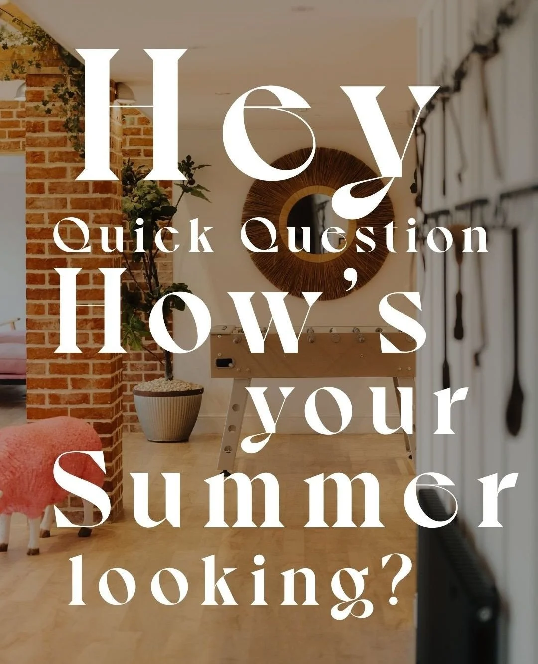 EMPTY??? Enter Hesdin.⁠
Just big houses, private pools, hot tubs, gardens, long tables, silly games, feral children, grandparents pretending they&rsquo;re &ldquo;happy to help&rdquo;, and the kind of swimming-heavy, snack-heavy, chaos-light summer tr