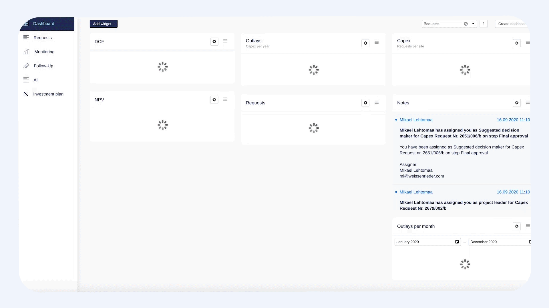 Capex Management — Weissr® Capex