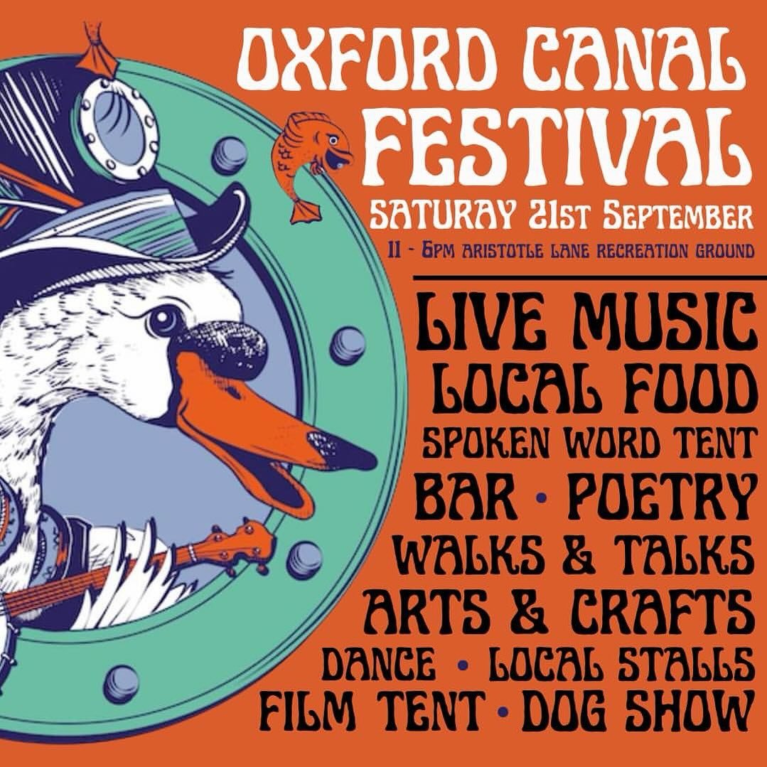 Running the Spoken Word Tent again for the @oxfordcanalfest. Lots of treats in store and to be announced soon! 👀 We can&rsquo;t wait to see you there :) 

📆 Saturday 21st September 2024 
⏰ 11am - 6pm 
📍 Aristotle Lane Recreation Ground 

This year