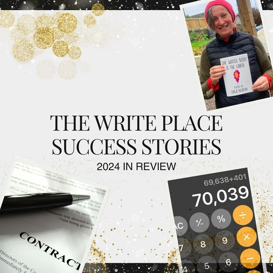 2024 was a glorious year in The Write Place. 🙏 ✍️ 💪 

We have attracted many new members who choose to drop in or book regular slots as and when they want to write in community. Groups remain small, supportive, inspiring and encouraging.

Over the 