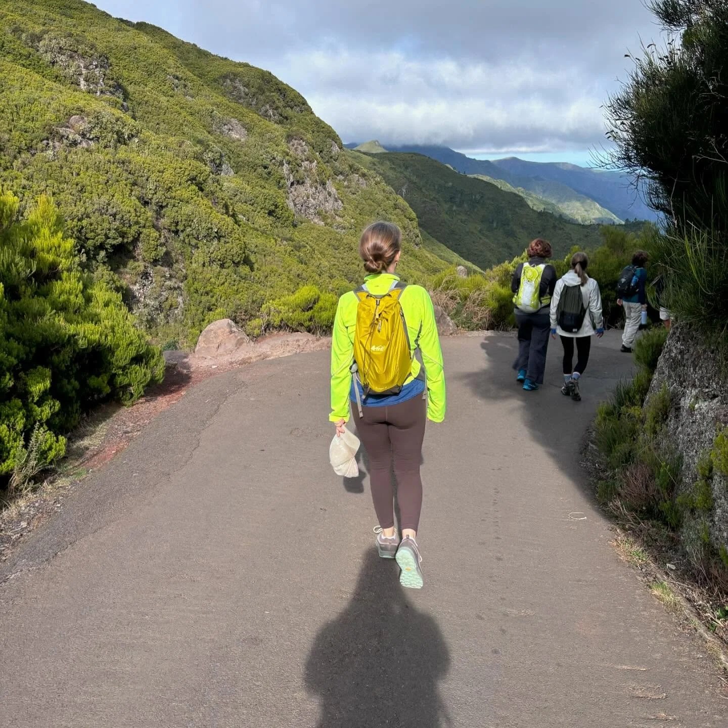 Short pause between 4 years&rsquo; Creative Connections/Writing Well workshops and a 3-month writing sabbatical: yoga and hiking in Madeira with this gorgeous New Yorker. Much giggling - no guzzling (despite it taking place in the Blandy Madeira vine