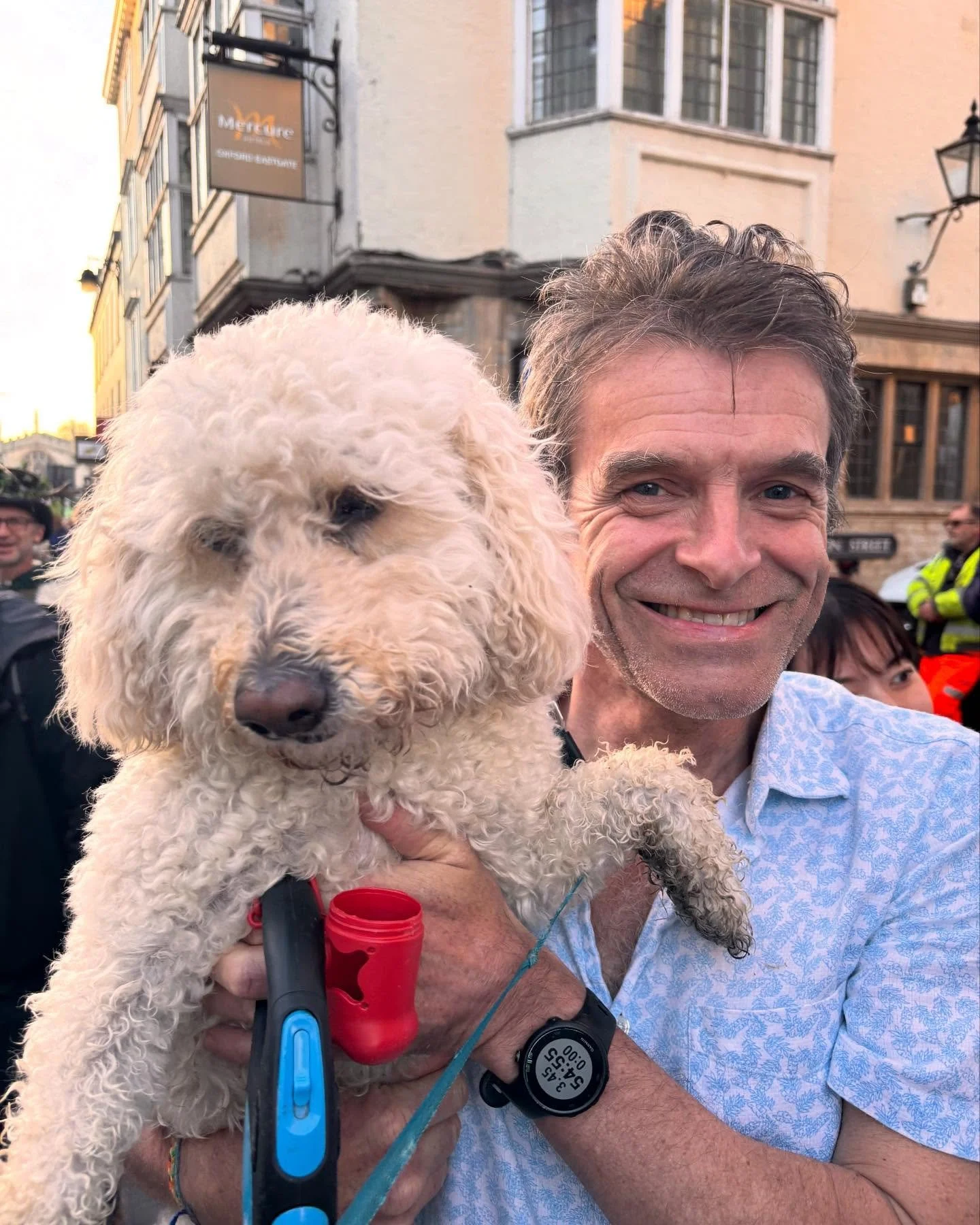 Sumer is icumen in,
Loude sing cuckou!
Groweth seed and bloweth meed,
And springth the wode now.
Sing cuckou!

This morning&rsquo;s lusty dawn chorus replaced by the Magdalen choristers in full voice singing from the Great Tower into superb blue skie