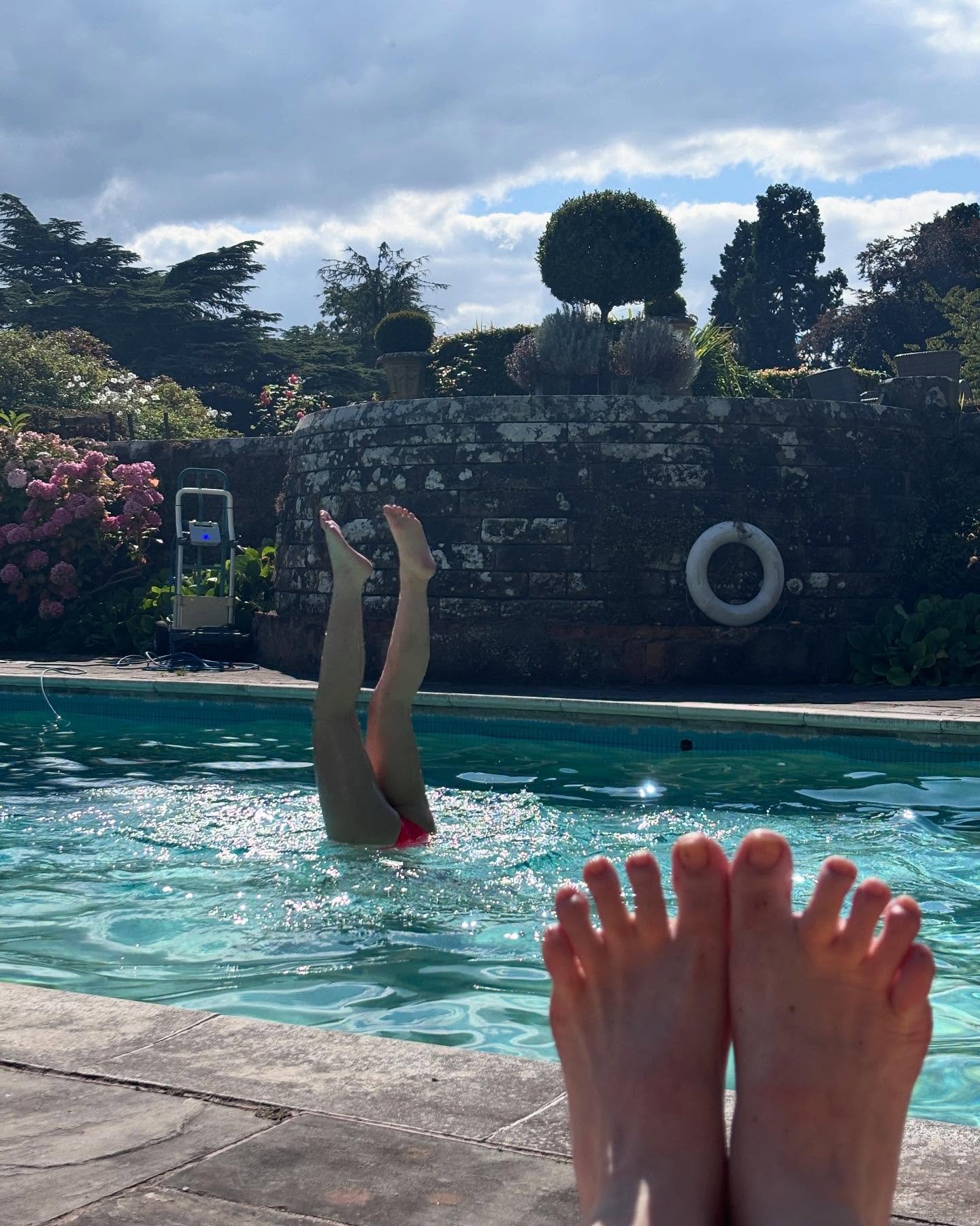 It&rsquo;s cold today. I would rather be here. With this one. Doing not much more than this. Too easy. Two easy. To ease&hellip;. #lastsummer @jo_hilditch