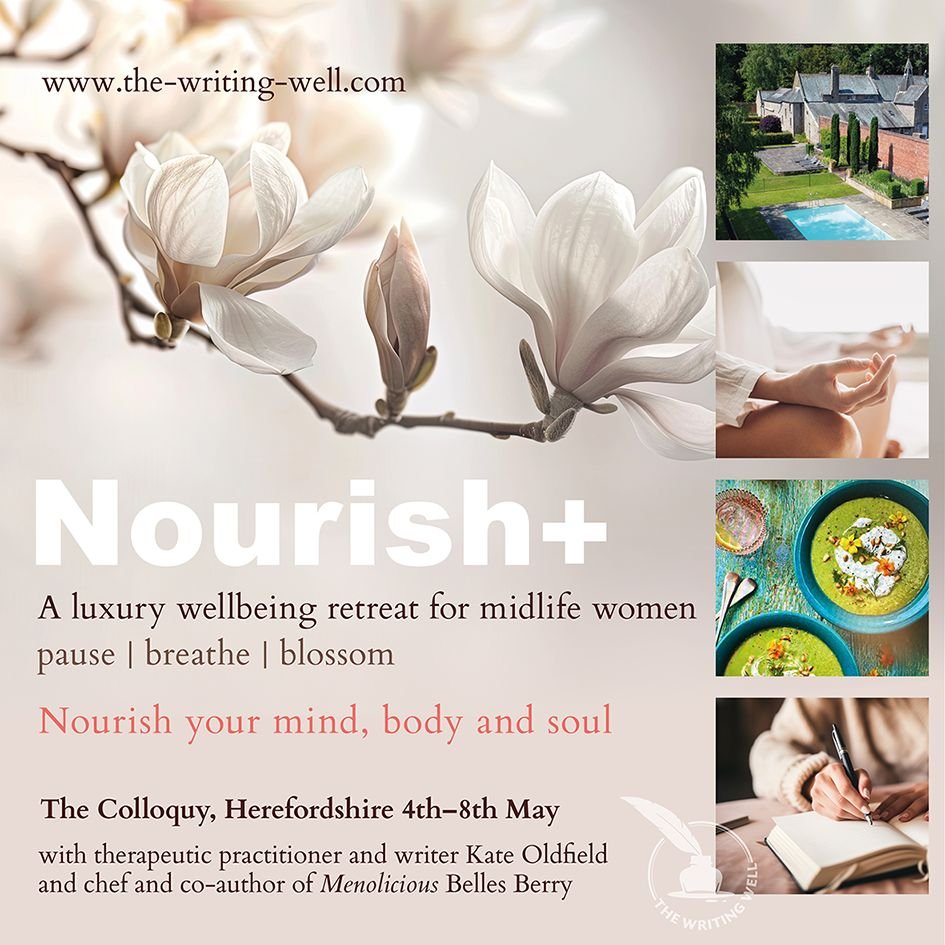 20% DEPOSIT for the retreat NOURISH+  Wellbeing for mind, body & soul for women in midlife & beyond | In person 4-night retreat | Kate Oldfield & Belles Berry | Monday 4th – Friday 8th May 2026
