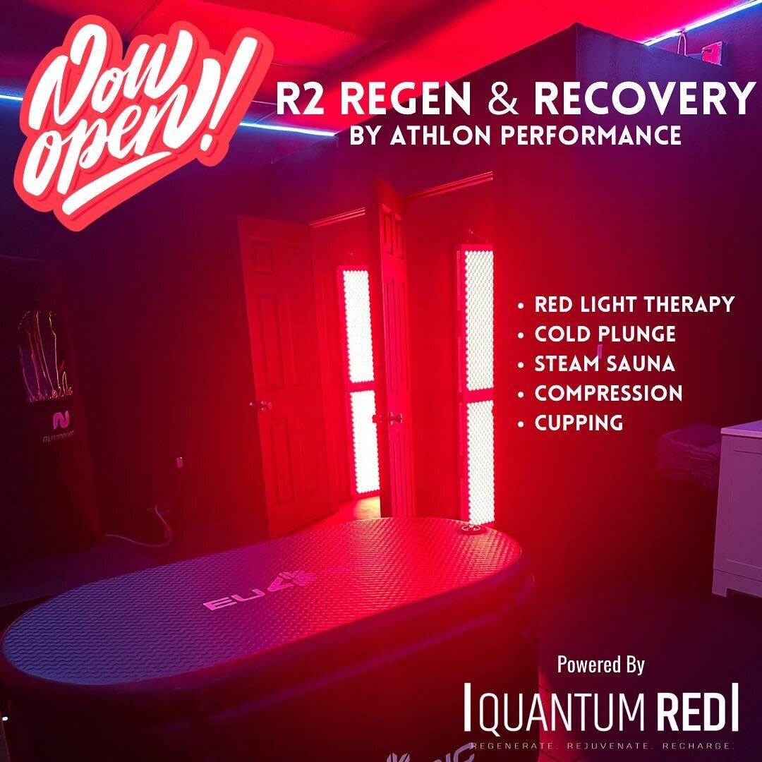 📣 Attention North Phoenix!

R2 Regen &amp; Recovery by Athlon Movement &amp; Performance is now open and accepting new customers

R2 is your one-stop-shop in the North Valley for:
♨️ Red Light Therapy
🥶 Cold Plunge
🥵 Steam Sauna
🦵 Compression The