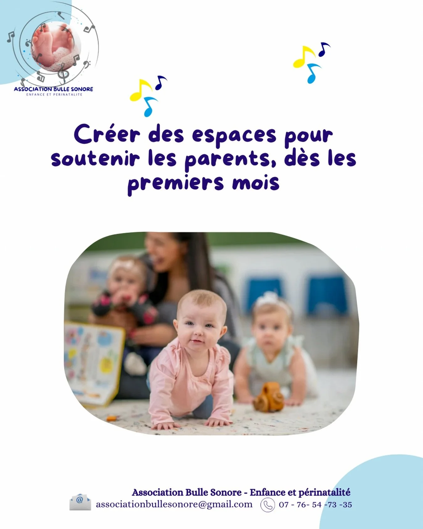 La p&eacute;riode p&eacute;rinatale est une &eacute;tape de grande transformation, parfois fragile, souvent intense.
La pr&eacute;vention de la d&eacute;pression post-partum passe aussi par la cr&eacute;ation d&rsquo;espaces de parole, de rencontre e