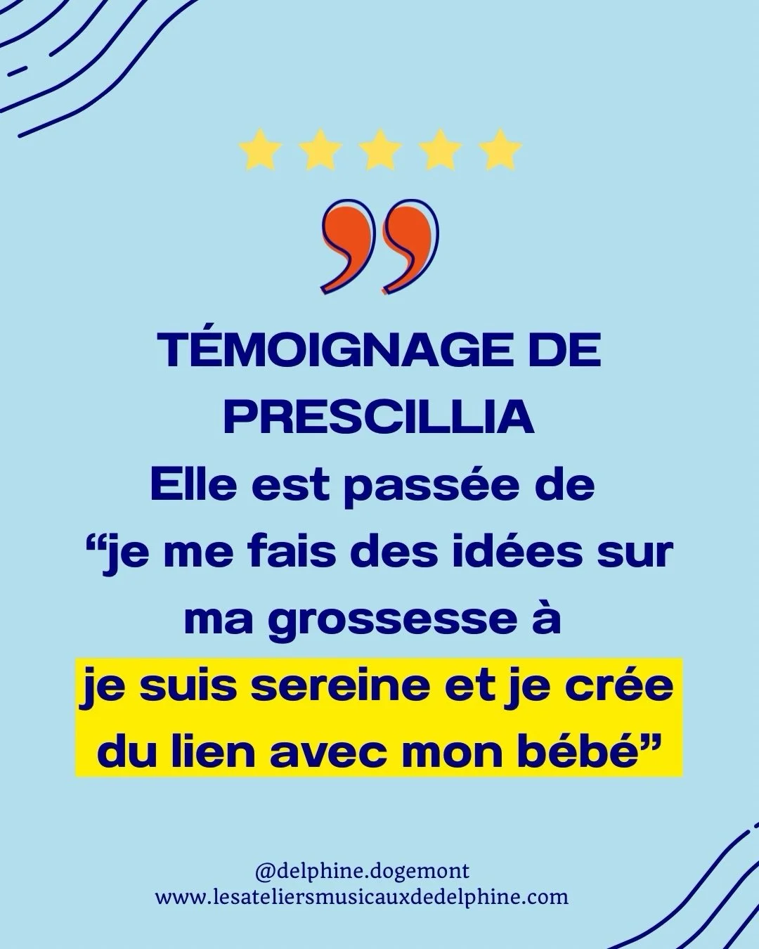 &laquo;&nbsp;Cela a permis de se recentrer sur nous et notre b&eacute;b&eacute;, et d&rsquo;&ecirc;tre d&eacute;j&agrave; en communication avec lui, avant l&rsquo;accouchement.&nbsp;&raquo;

C&rsquo;est ce que m&rsquo;ont &eacute;crit Prescillia et G
