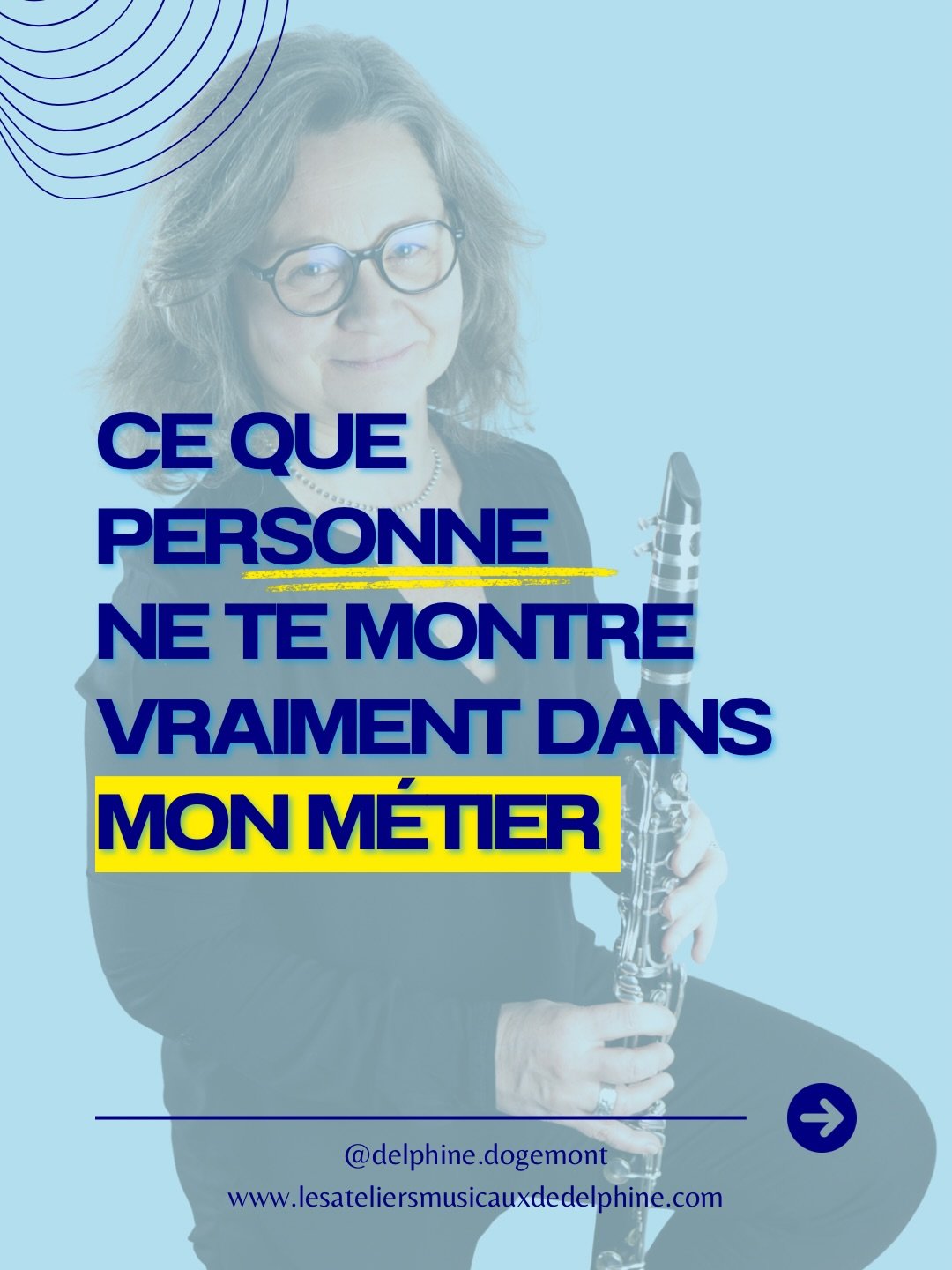 Les coulisses de mon m&eacute;tier, que personne ne voit jamais ! 

On imagine qu&rsquo;un prof de musique ma&icirc;trise chaque instrument depuis toujours avant de l&rsquo;enseigner.

En vrai, j&rsquo;ai appris la clarinette toute seule, avec l&rsqu