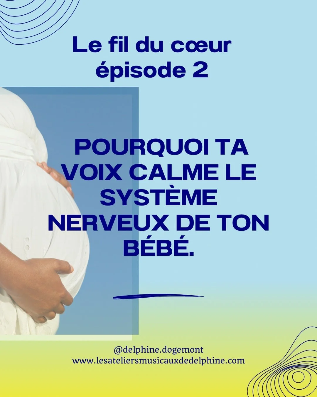 Ce n&rsquo;est pas &laquo; juste &raquo; apaisant. 
C&rsquo;est physiologique !

Ton b&eacute;b&eacute; a un syst&egrave;me nerveux qui apprend, petit &agrave; petit, &agrave; distinguer le danger de la s&eacute;curit&eacute;. Et ta voix surtout chan