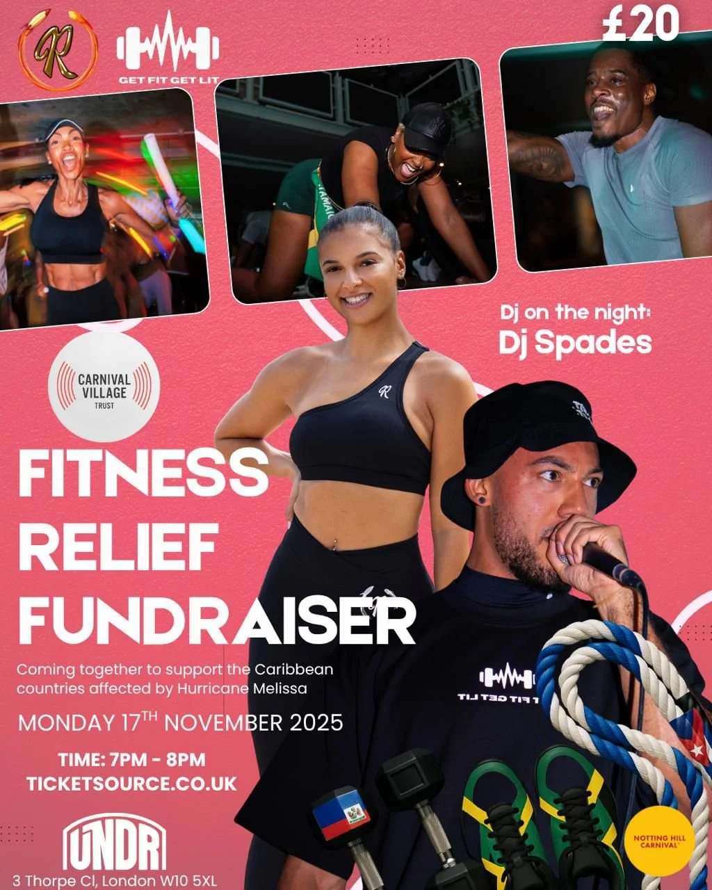 FITNESS RELIEF FUNDRAISER