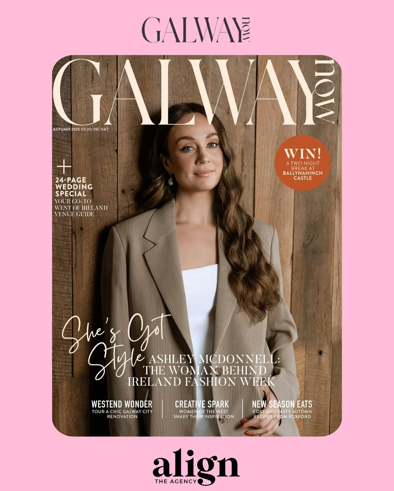 🫧 Spotted 🫧

Our covergirl! 💕 @ash.mcdonnell graces September&rsquo;s cover of @galway_now , chatting to @nathaliemc all things Ireland Fashion Week, Paris, Tech Powered Luxury and much more ✨

#GalwayNow #IrelandFashionWeek #IFW