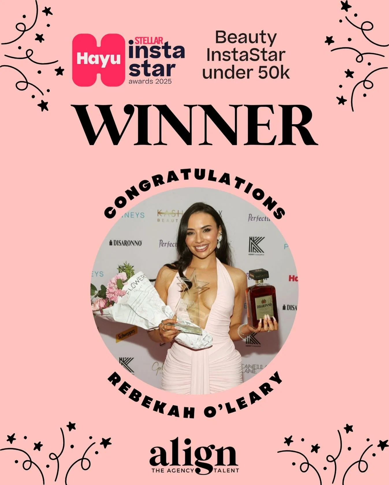 ✨ And the winner is&hellip; ✨

We&rsquo;re beyond thrilled to share that our incredibly talented Rebekah O&rsquo;Leary (@rebekahwithlove) has been crowned Beauty Star Under 50K at this year&rsquo;s @stellarmagazine Insta Star Awards! 🌟

We couldn&rs