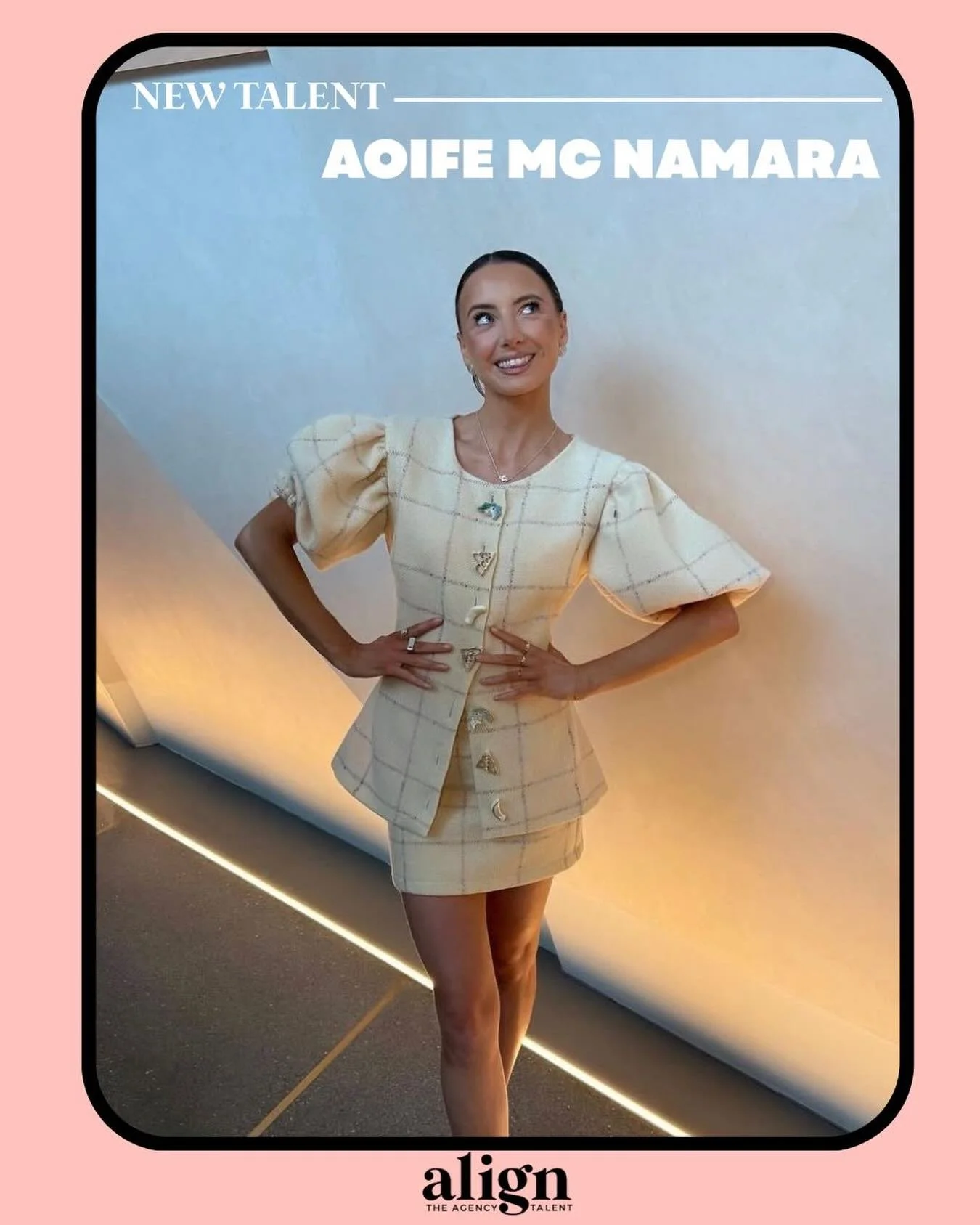 Align The Agency are thrilled to share that we are now representing the personal branding of @aoifemcnamarax 👗💌

Irish designer, creative entrepreneur, and content creator, Aoife Mc Namara is known for her deep connection to nature and commitment t