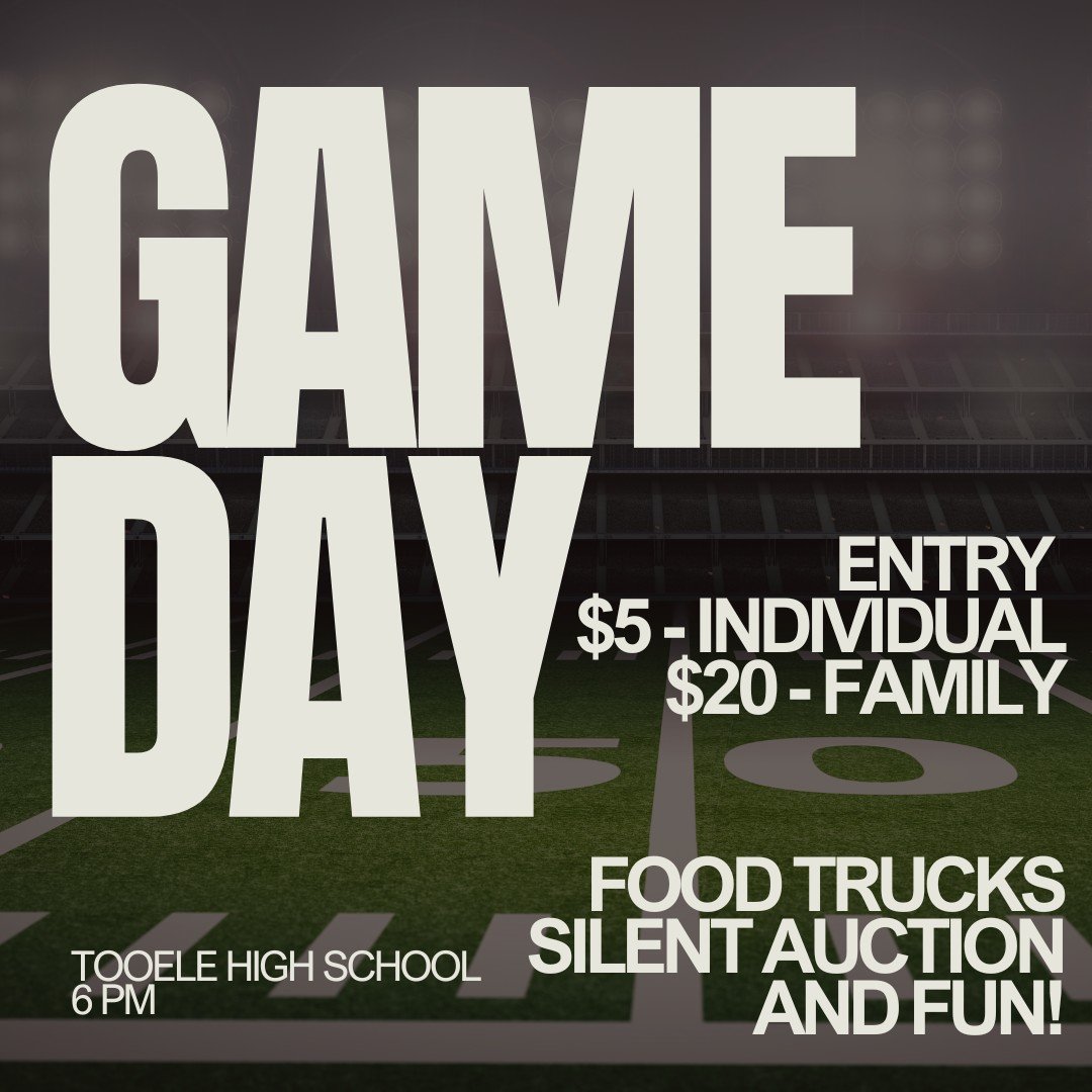 🏈 IT'S GAME DAY! 🏈

The wait is over! Join us tonight for the 2026 911 Community Bowl as Tooele County Law Enforcement takes on our Medical Teams in an evening of football, family fun, and community.

Here's what's happening:
🌮 6:00&ndash;9:00 PM 