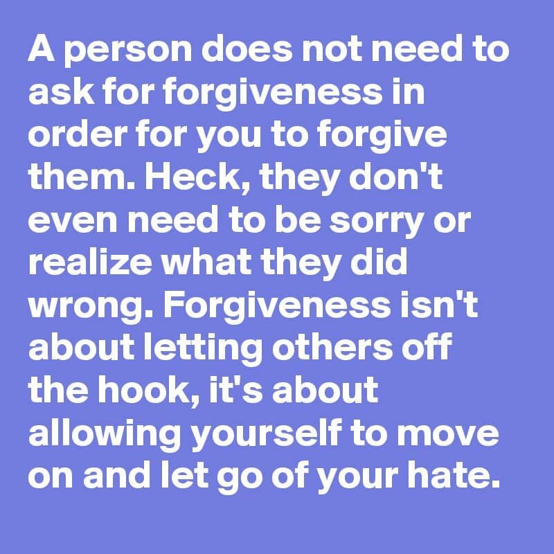 So today I had a long conversation with someone that is bitter and can&rsquo;t forgive. 
Oh me&hellip; thank you lord for forgiveness! Wow! What an eye opener! Whew! Let it go, let it go! LET!IT! GO!
Find your peace!