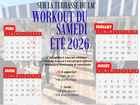 Workout Sur la Terrasse du lac