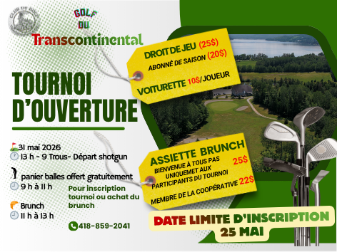 Tournoi d’ouverture  saison 2026 