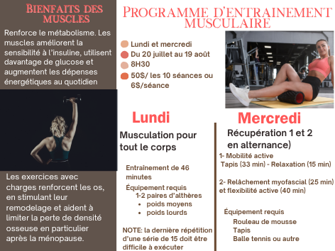 Entraînement musculaire