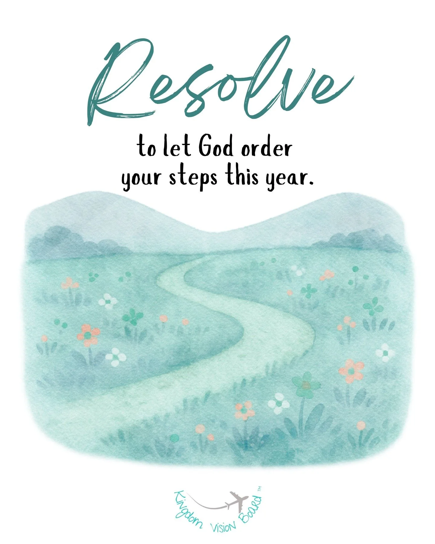 Have New Year&rsquo;s resolutions made you feel overwhelmed or unclear? You&rsquo;re not alone.

This year, don&rsquo;t just set goals&mdash;seek God&rsquo;s vision.✨ Before you make another resolution, invite Him to be your vision and order your ste