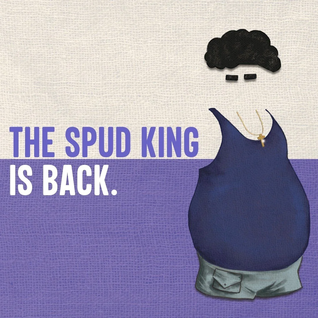 Starch your engines, because the spud king is back and ready to take you on a ride through WA! 🥔 🥳 ✨

Western Sky Projects are proud to announce the return of the smash hit comedy: Tony Galati The Musical 

This heartwarming toe-tapper features sna