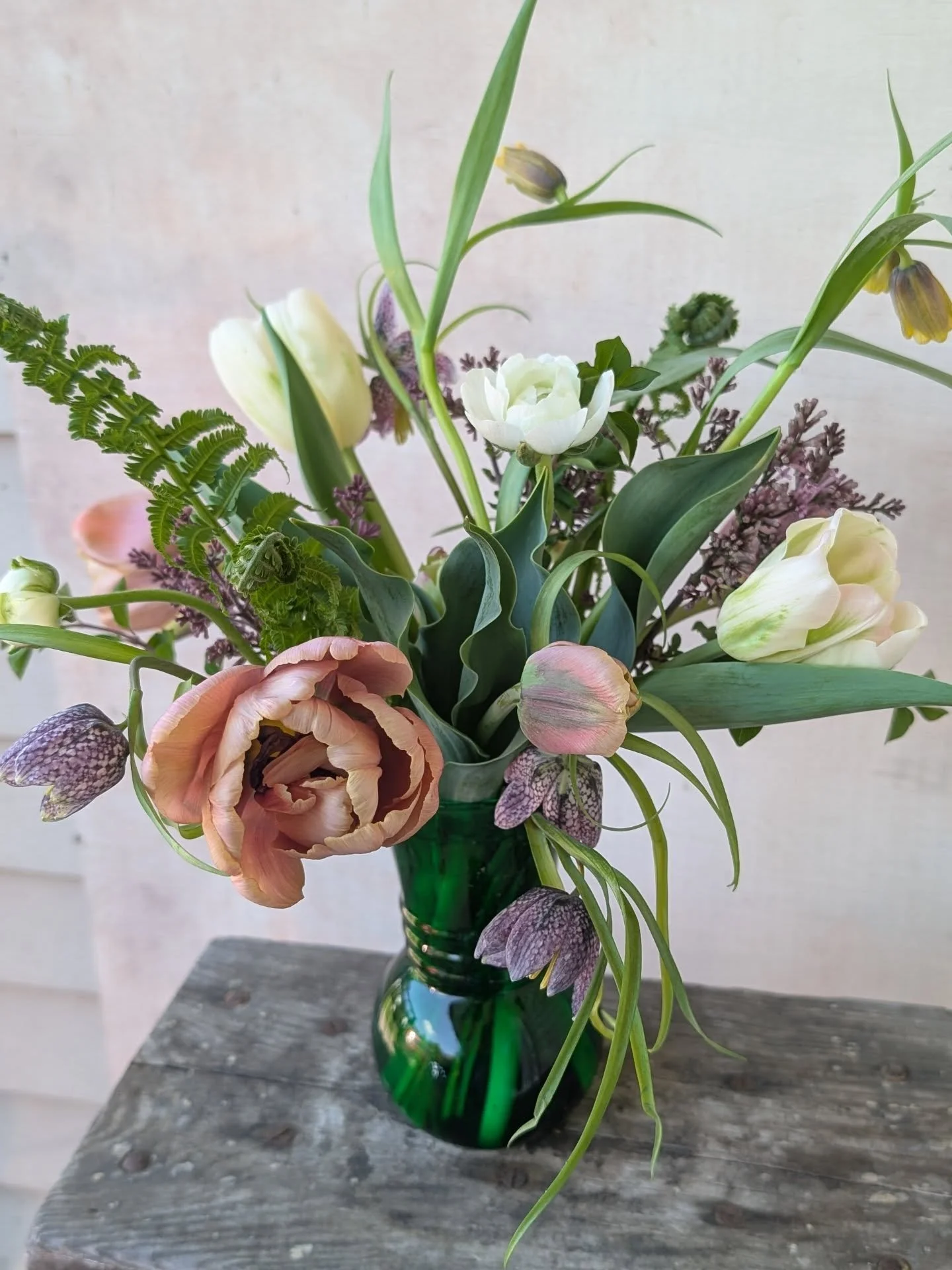 Mother's Day! 

I won't be doing preorders this year because I'm committed to bringing you local flowers and the temperature swings and late frosts this year have made it harder to procure an abundance of blooms. 

But I will have as many bouquets as