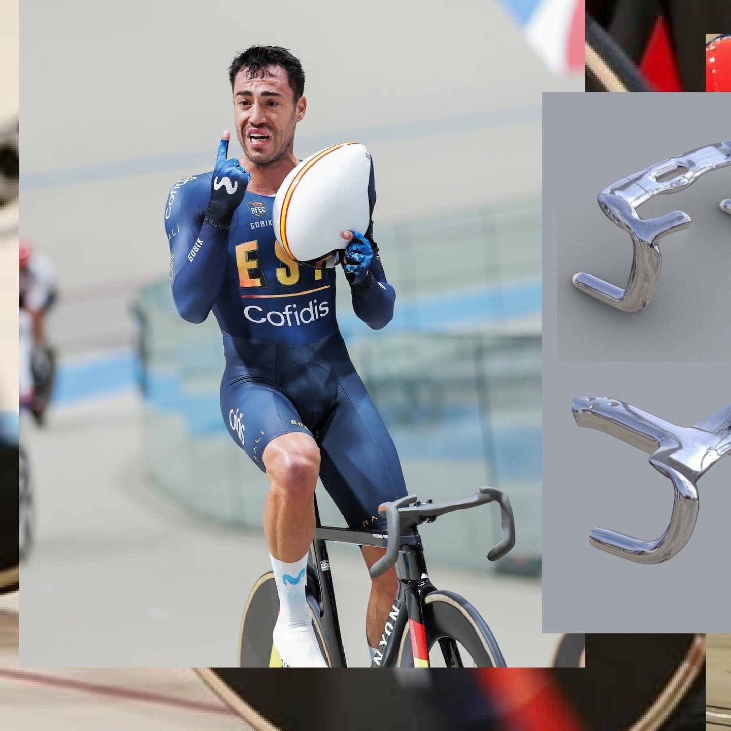 🌈 Track World Championships 2025 - MYTHOS components achieved 3 World Champion Titles and 13 medals overall with our TX series and S24 handlebars. 🥇🌈

Our TX-1.1 handlebar appeared on the podium 9 times in Chile, making it the most successful hand