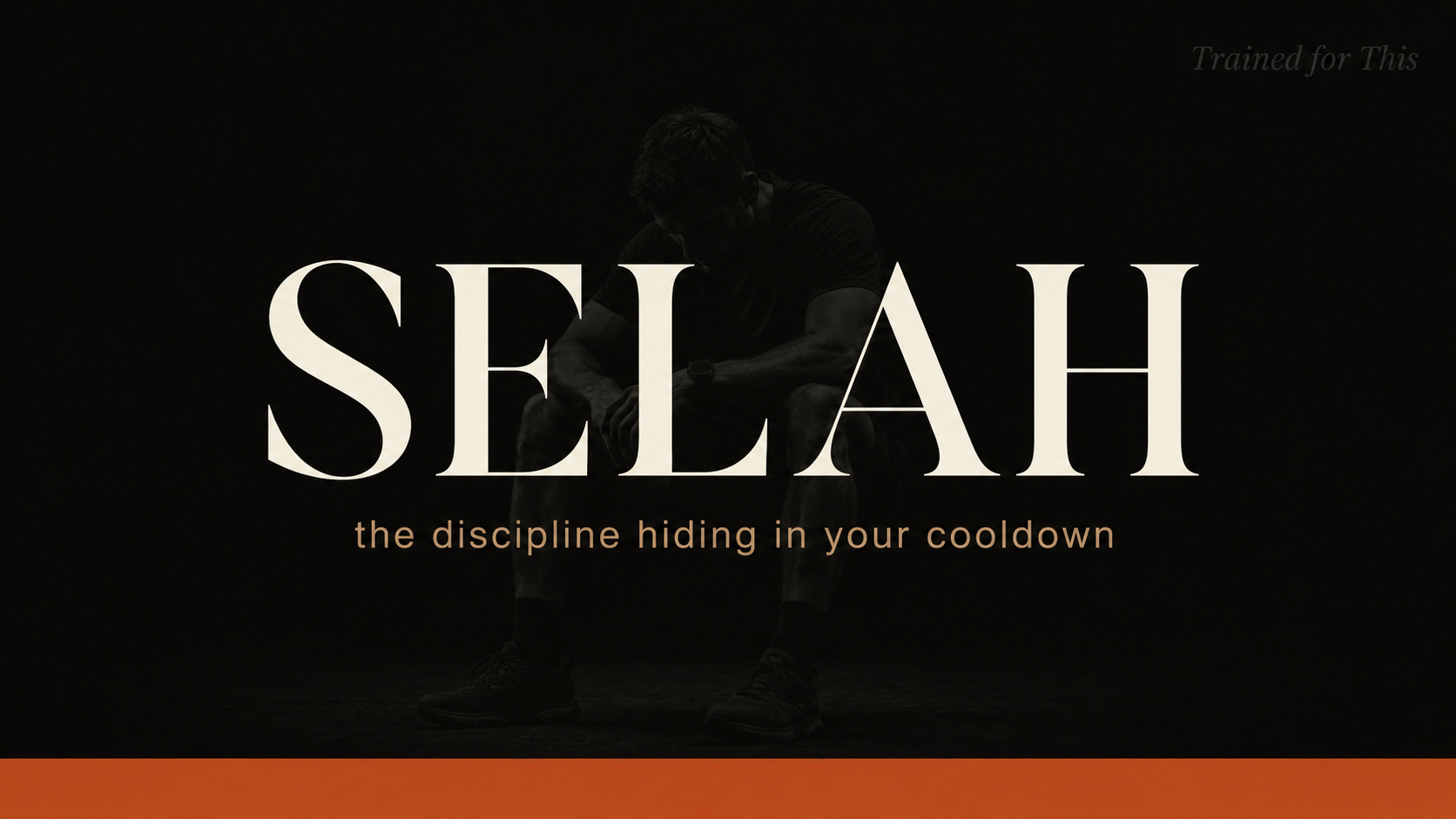Selah: The Spiritual Discipline Hiding in Your Cooldown