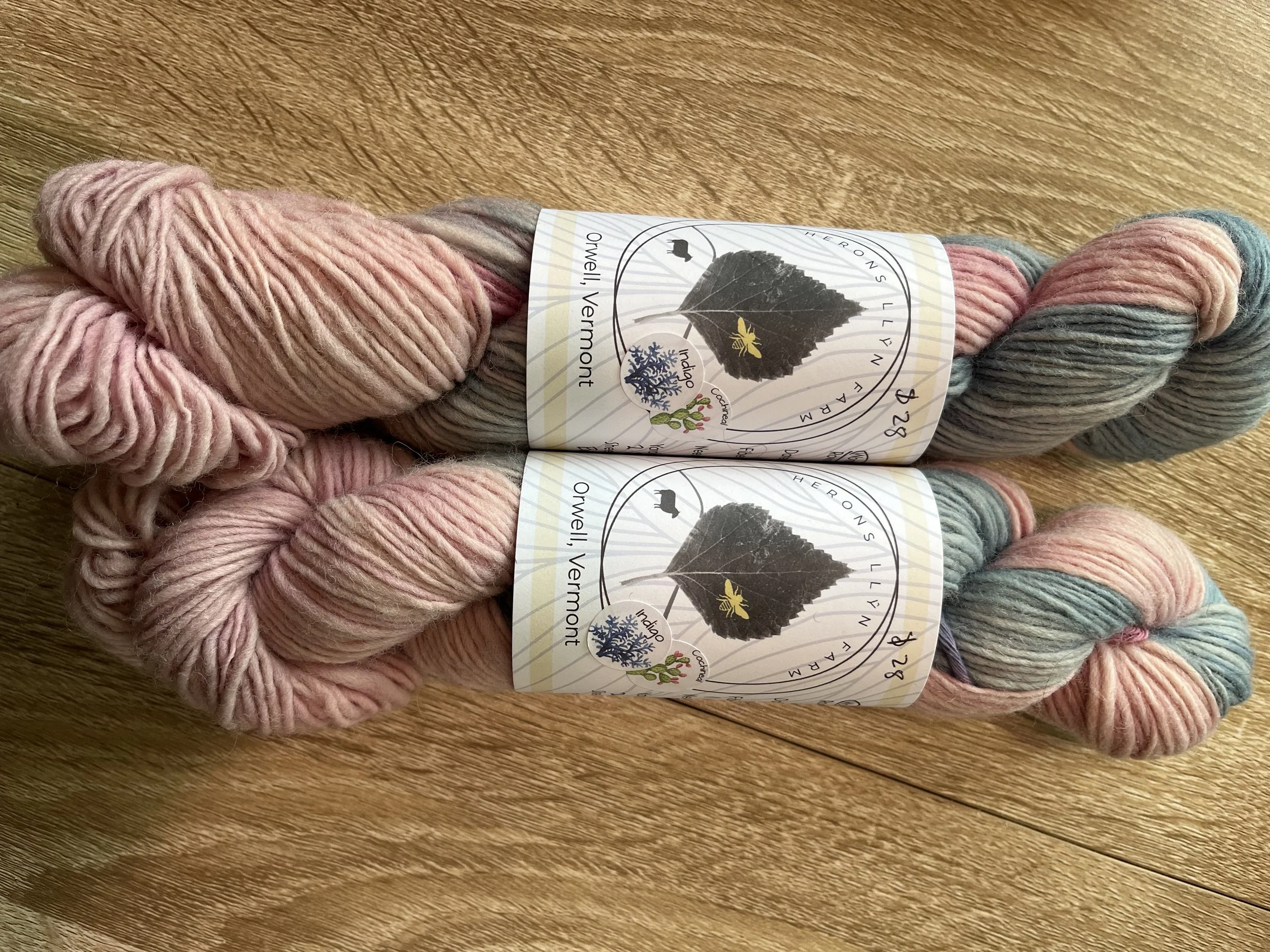 Indigo and Cochineal "Worsted Fen"- In Stock