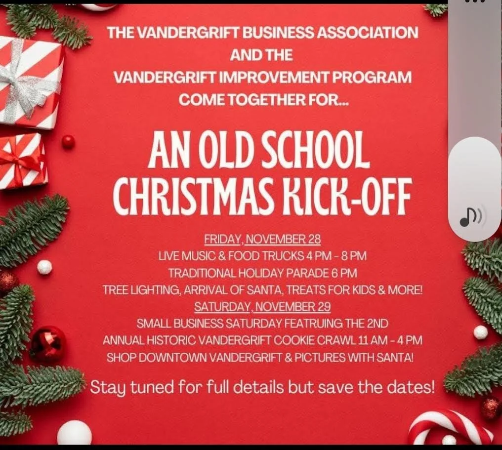 Vandergrift Old School Christmas Kick Off