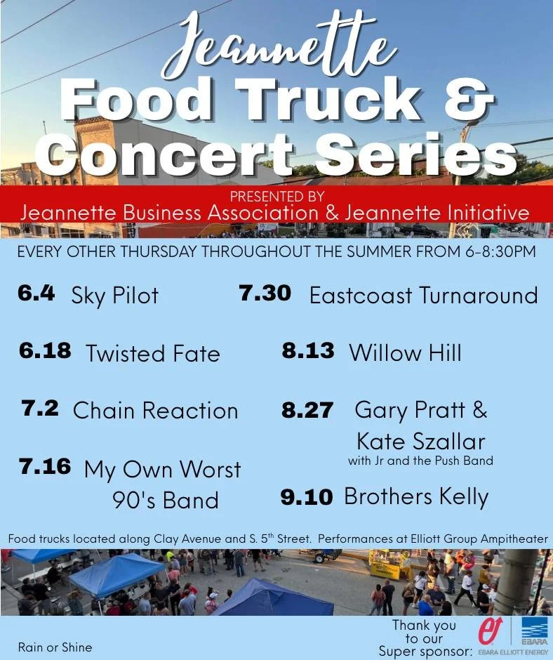 Jeanette Food Truck & Concert Series