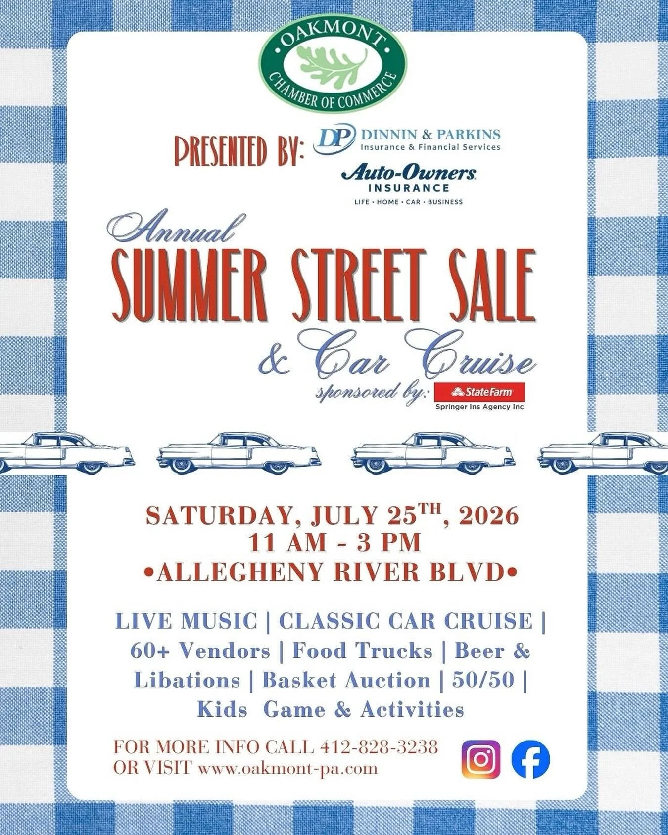 Oakmont Summer street sale