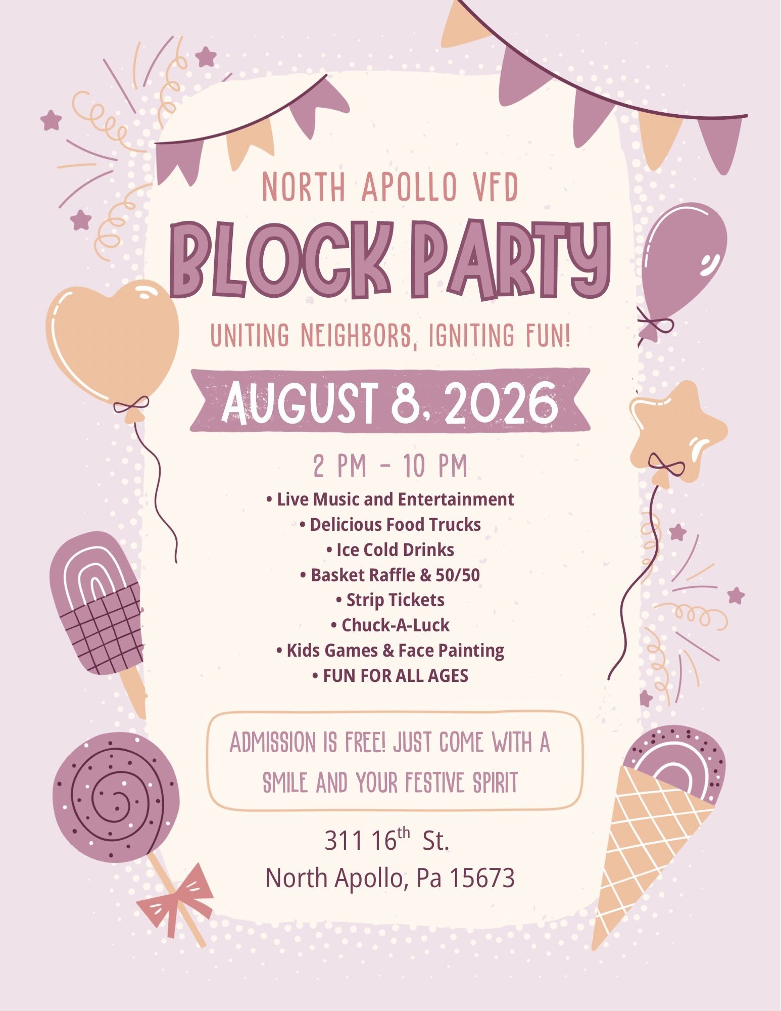 North Apollo VFD Block Party