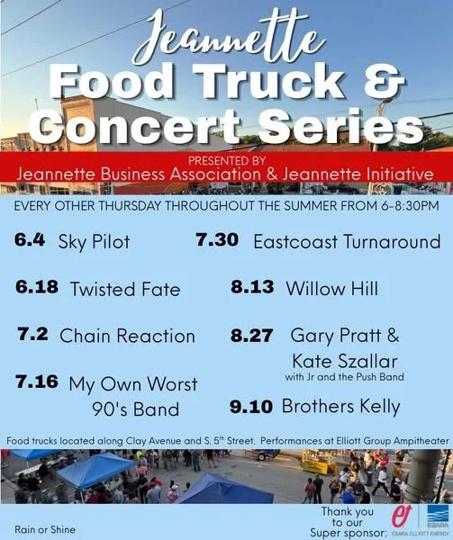 Jeanette Food Truck & Concerts