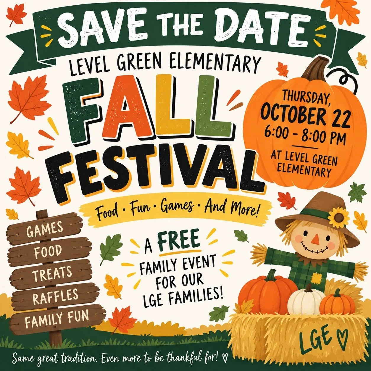 LEVEL GREEN ELEMENTARY FALL FESTIVAL