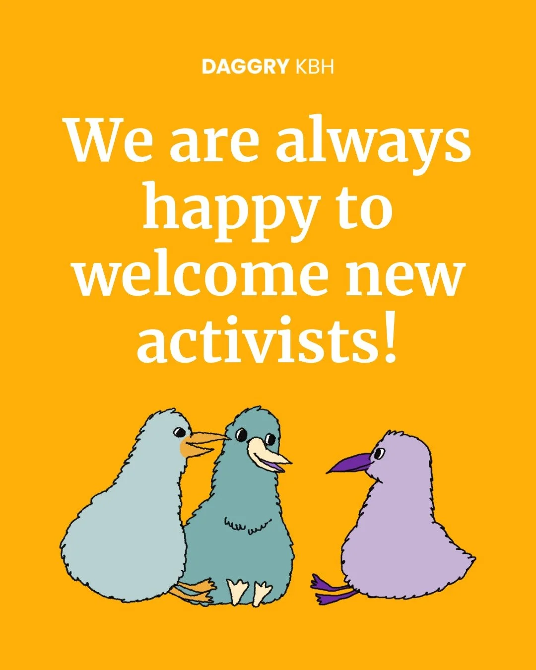 We are a group of queer-feminists in Copenhagen that want to help improve the conversation around patriarchal violence and spread knowledge about security, boundaries and mitigating patriarchal violence.

Feel like joining us?
Send us an e-mail 💛