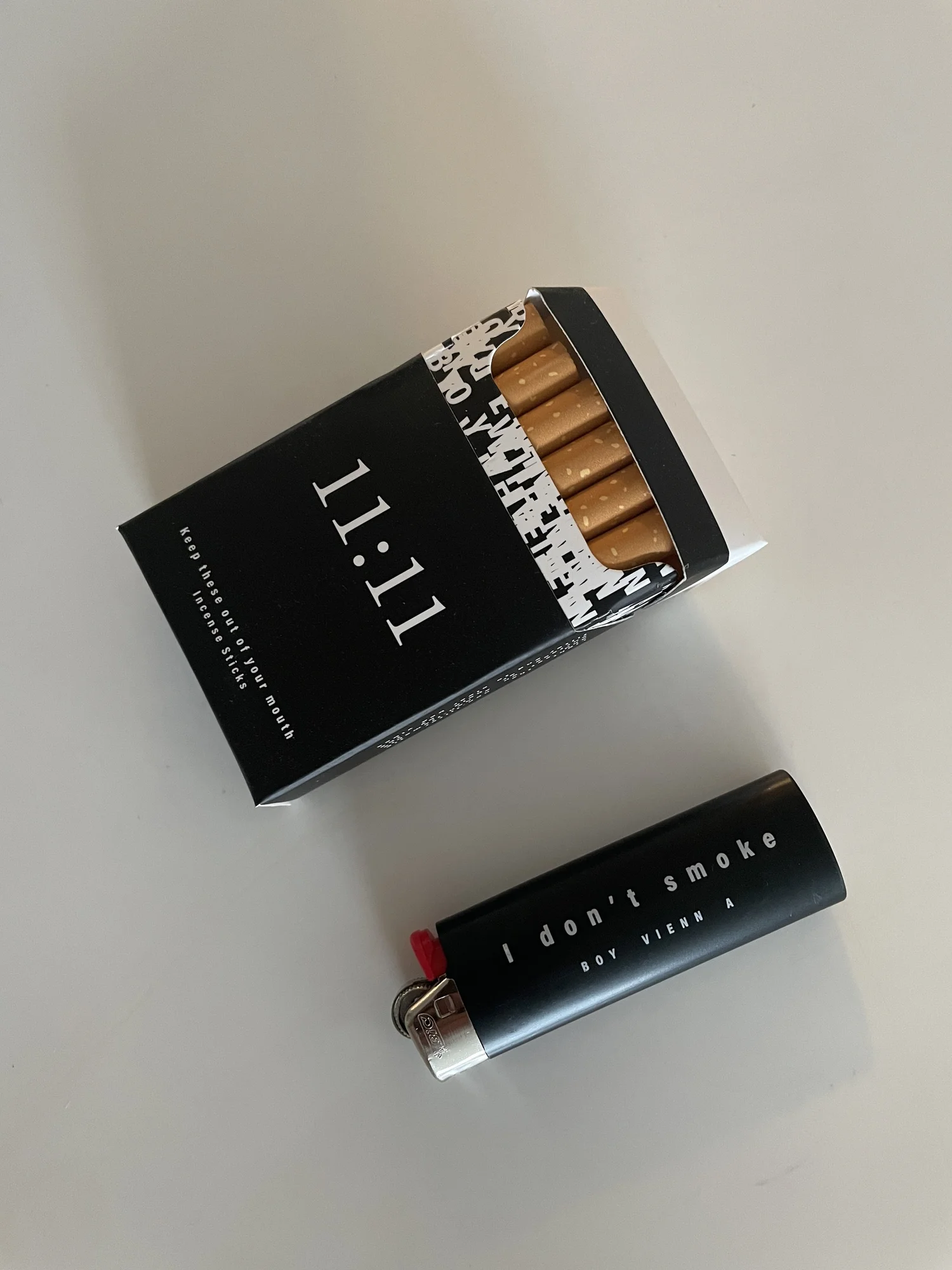 11:11 Incense Sticks + I don't smoke lighter — Boy Vienna