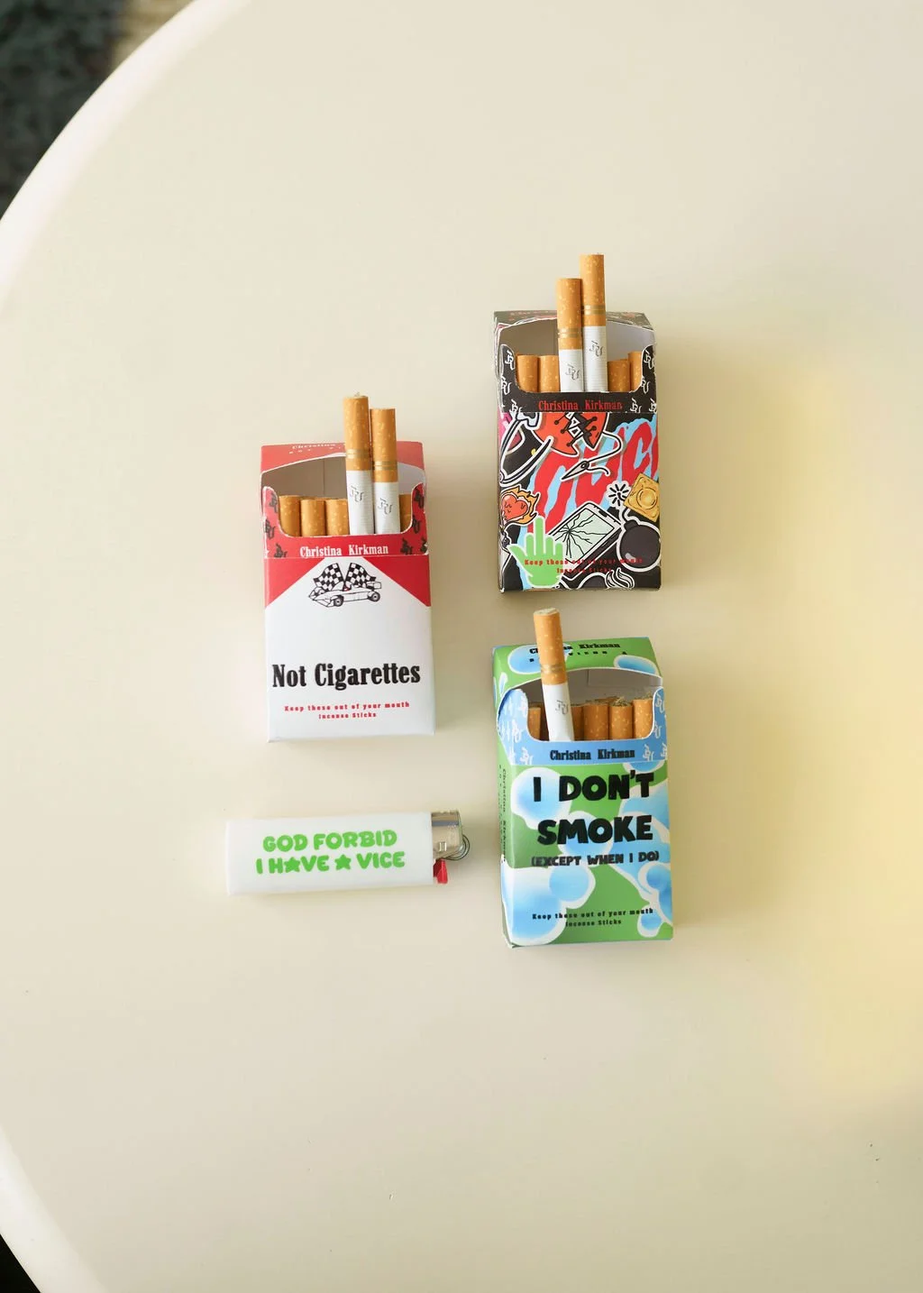 Variety Incense & Lighter Set Christina Kirkman