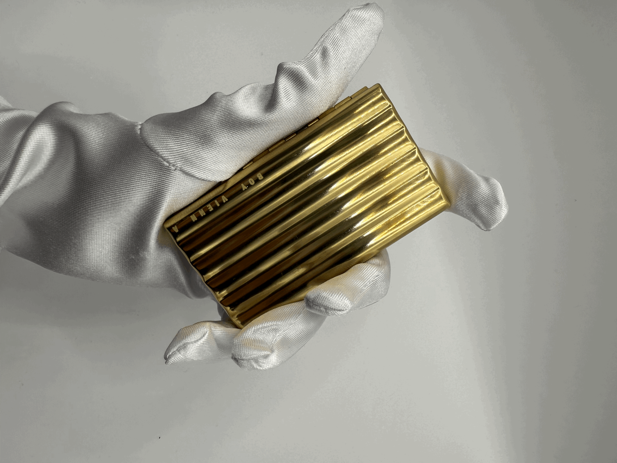 Vintage Style Metal Incense box with Cigarette Incense