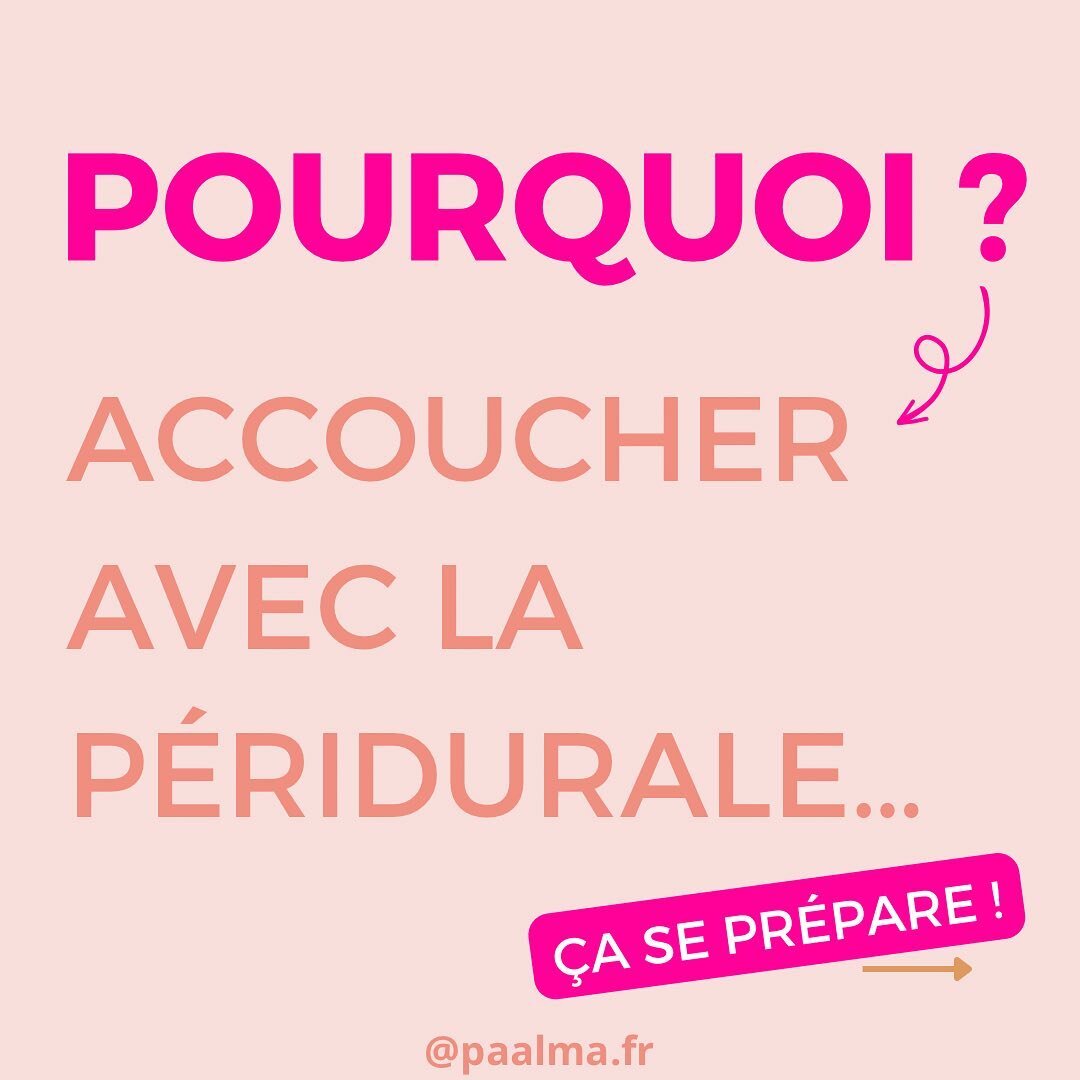 La p&eacute;ridurale est une aide, une b&eacute;quille un soutien mais en aucun cas &ccedil;a sera elle qui te fera accoucher. 

Celle qui donne naissance c&rsquo;est toi et te pr&eacute;parer c&rsquo;est te faire le cadeau d&rsquo;aborder cet &eacut
