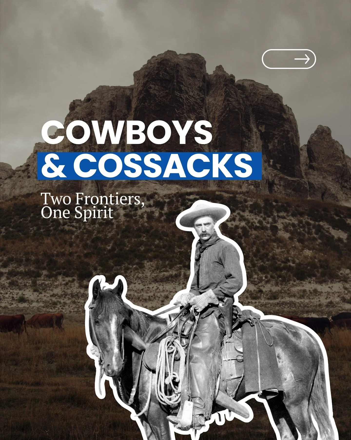 What do American cowboys and Ukrainian Cossacks have in common?🐎
More than you think.

Both were riders on the edge of the world.
Both lived free, by their own rules.
Both built nations with nothing but grit and community.

The cowboy is the spirit 