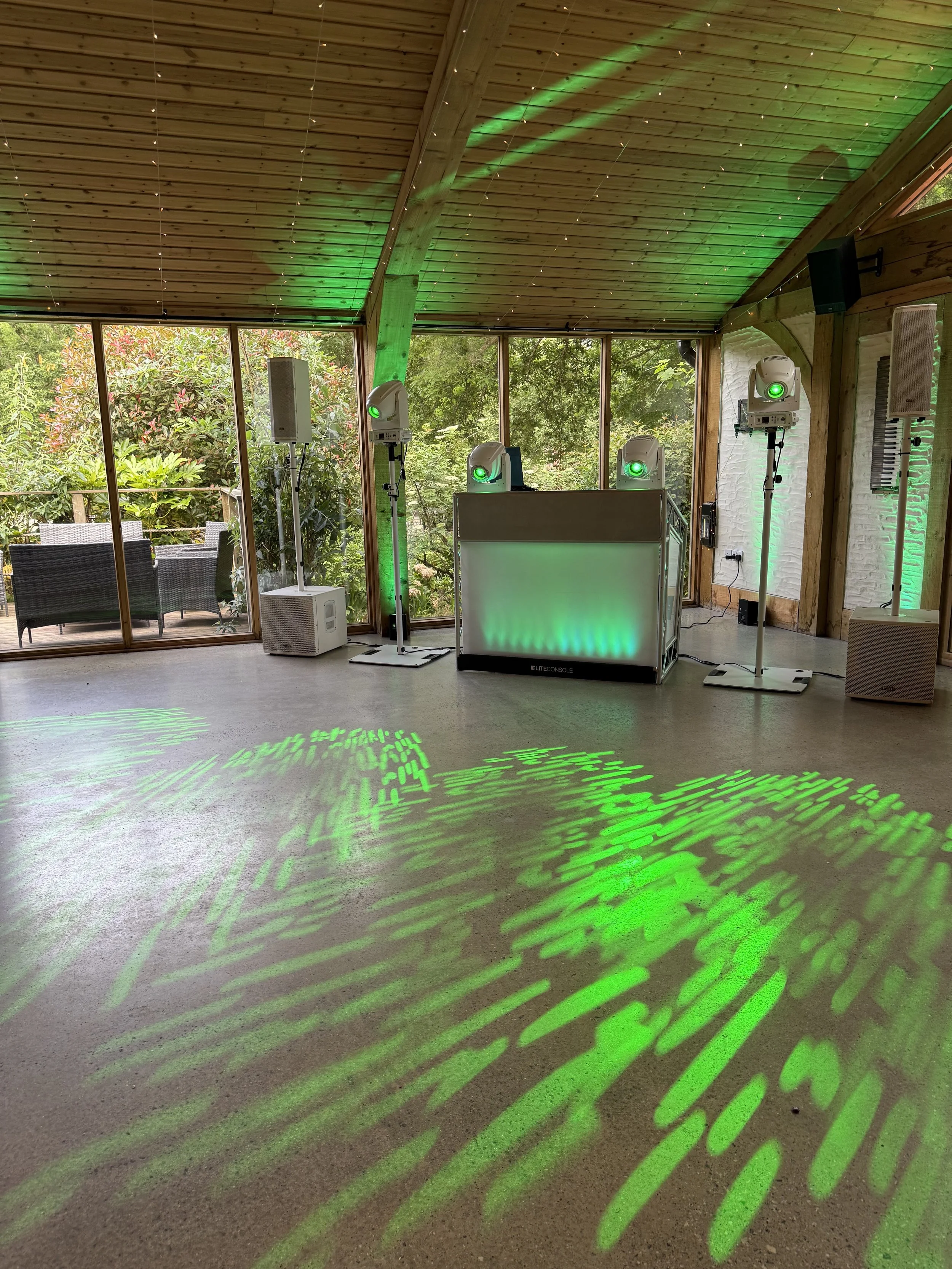 Wedding DJ at Chycara in Cornwall