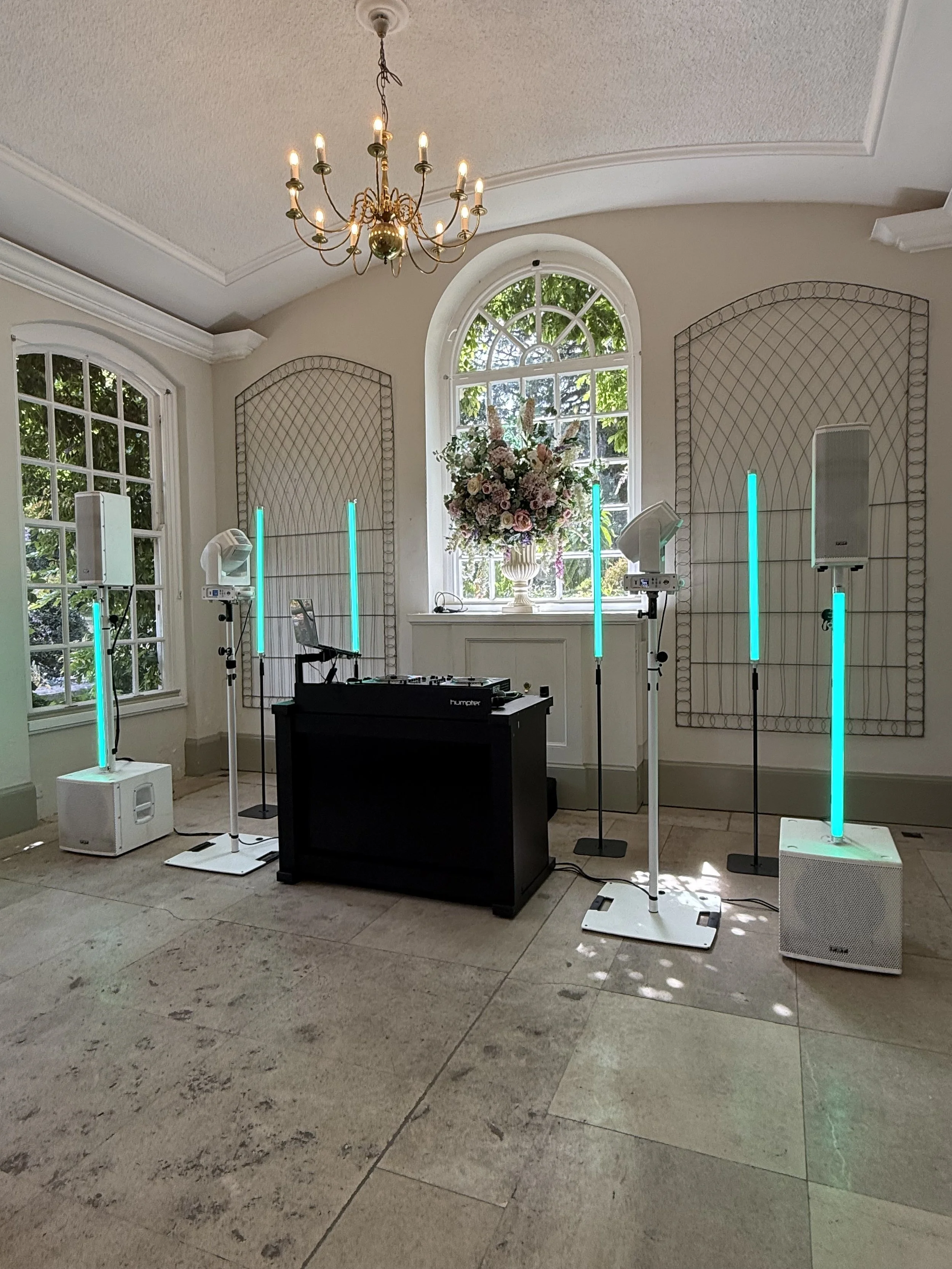 Goldney house DJ setup