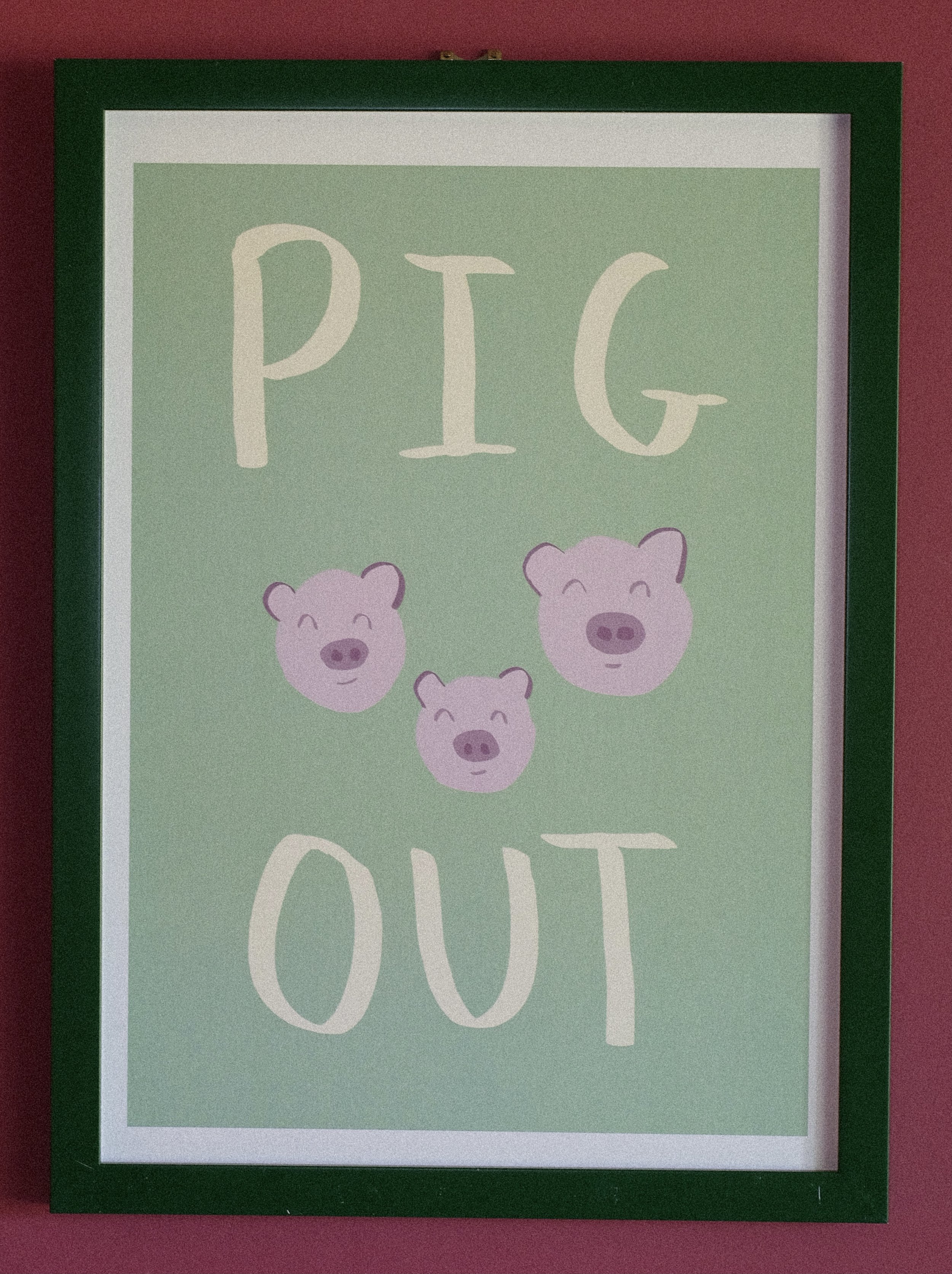‘Pig Out’ Print