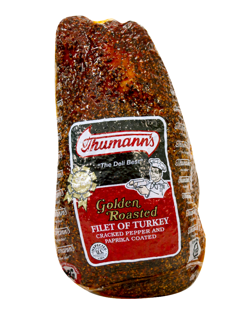 Thumann's Filet of Turkey Cracked Pepper compared to Boar's Head Deli Meats.