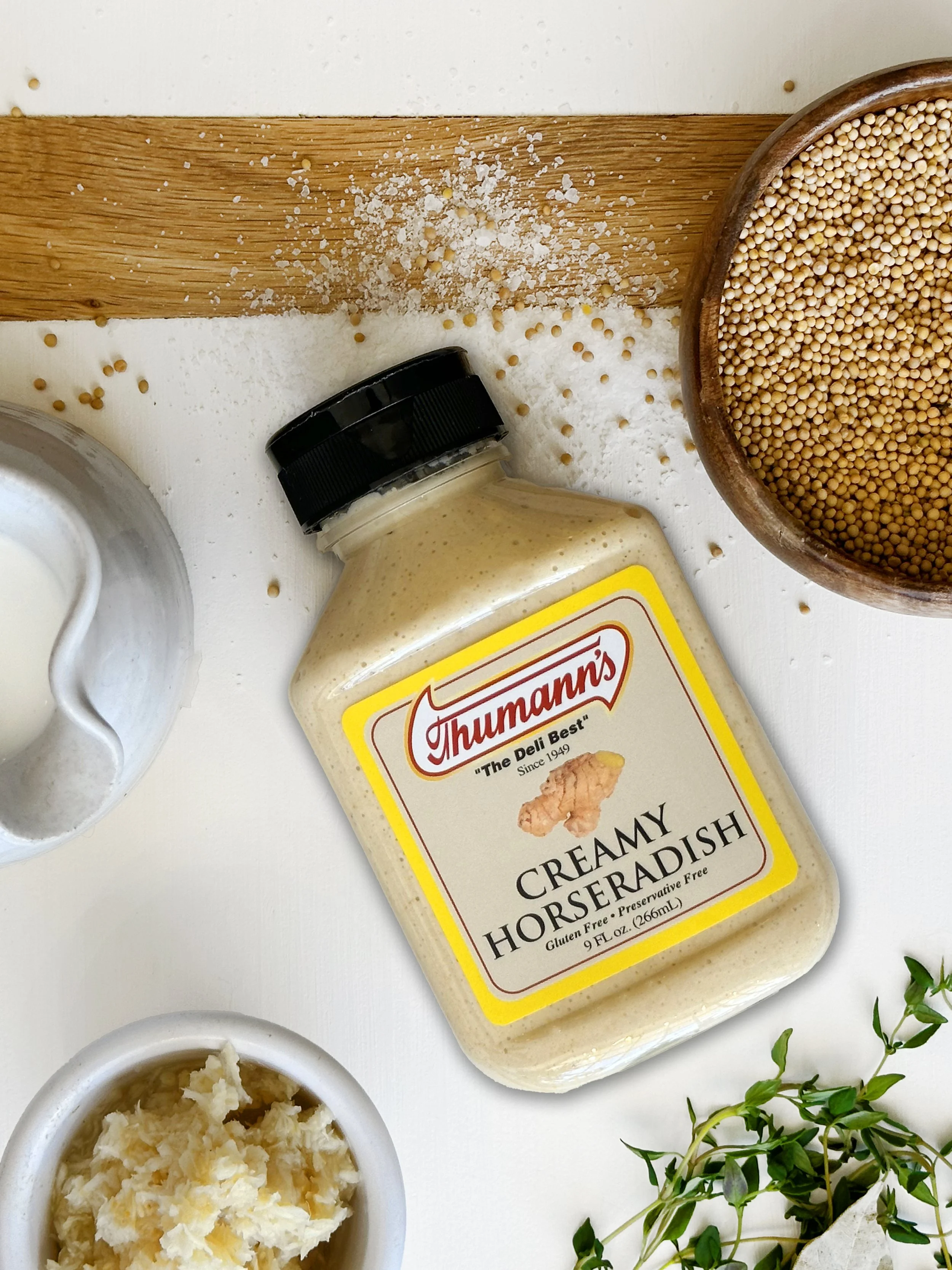 Thumann's Creamy Horseradish compares to Inglehoffer and Bookbinder's.