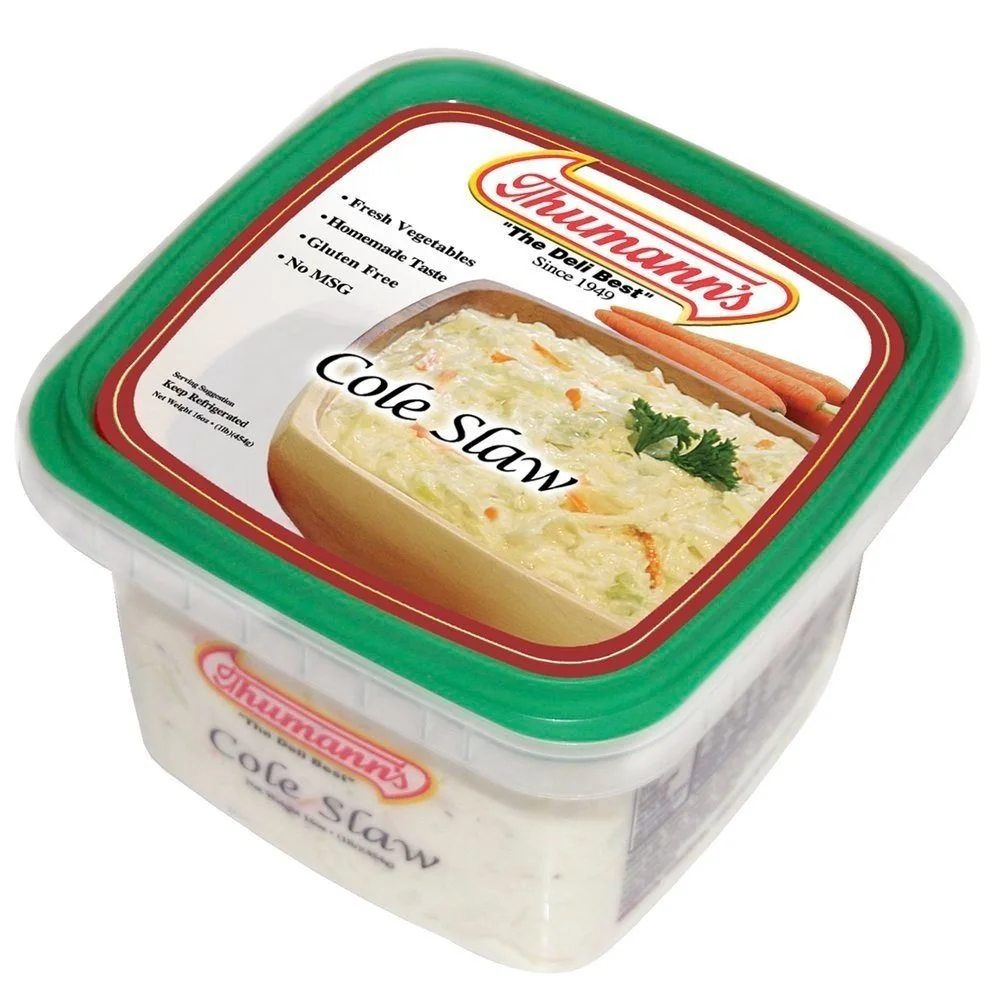 Thumann's Cole Slaw compares to Reser's Fine Foods.